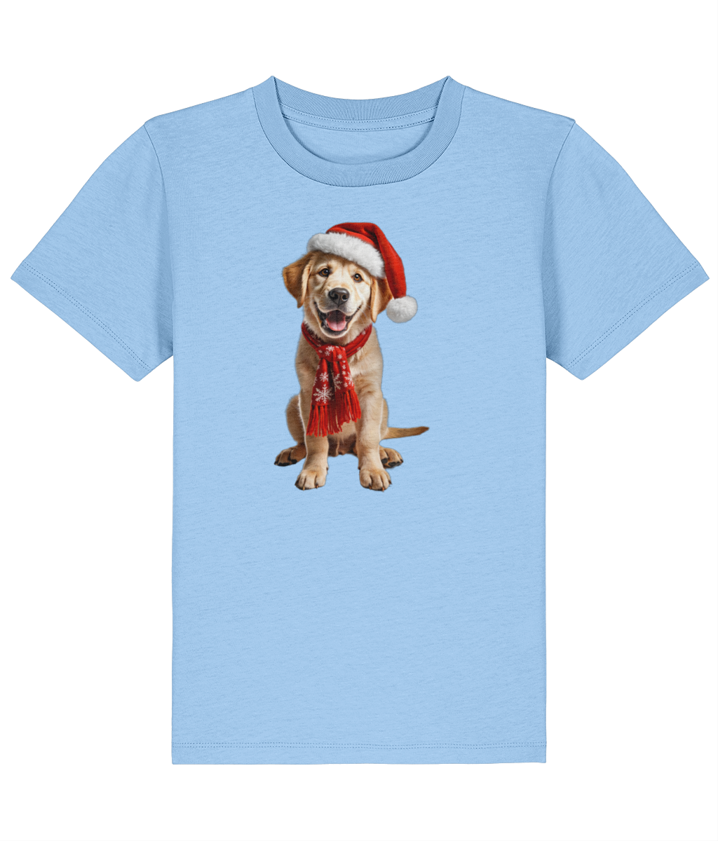 Labrador Festive Aur Childrens T-shirt (Premium)