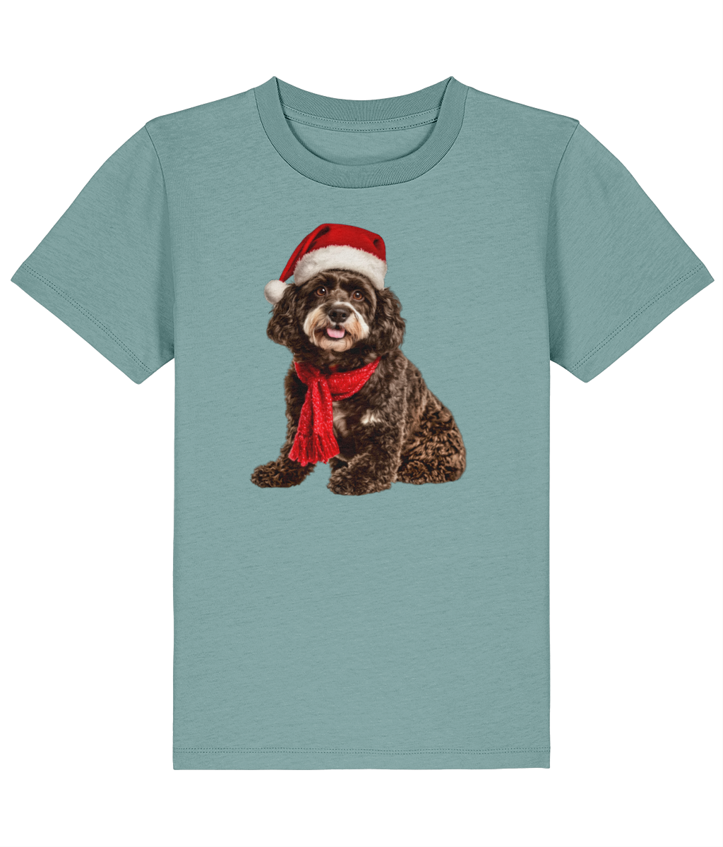 Cockapoo Festive Dylan Childrens T-shirt (Premium)