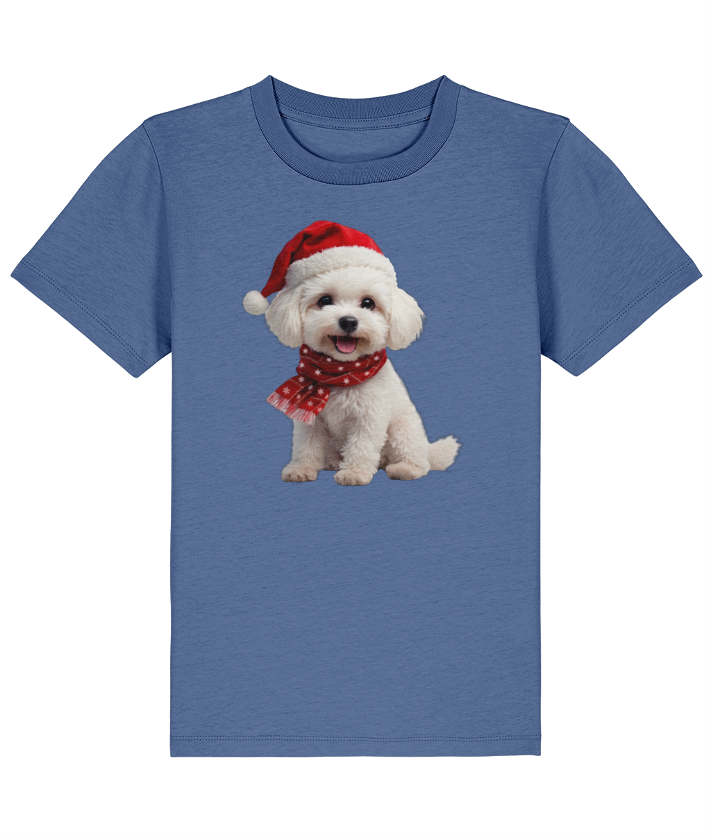 Bichon Frise Festive Siona Childrens T-Shirt (Premium)