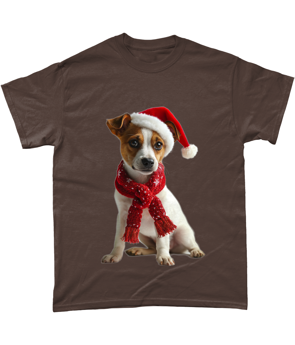 Jack Russell Festive Afon T-Shirt (Standard)