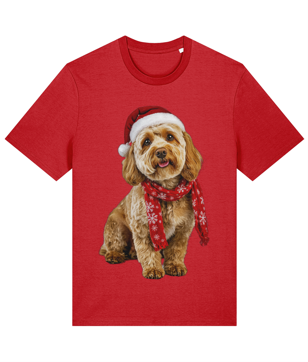 Cockapoo Festive Ffion T-shirt (Premium)