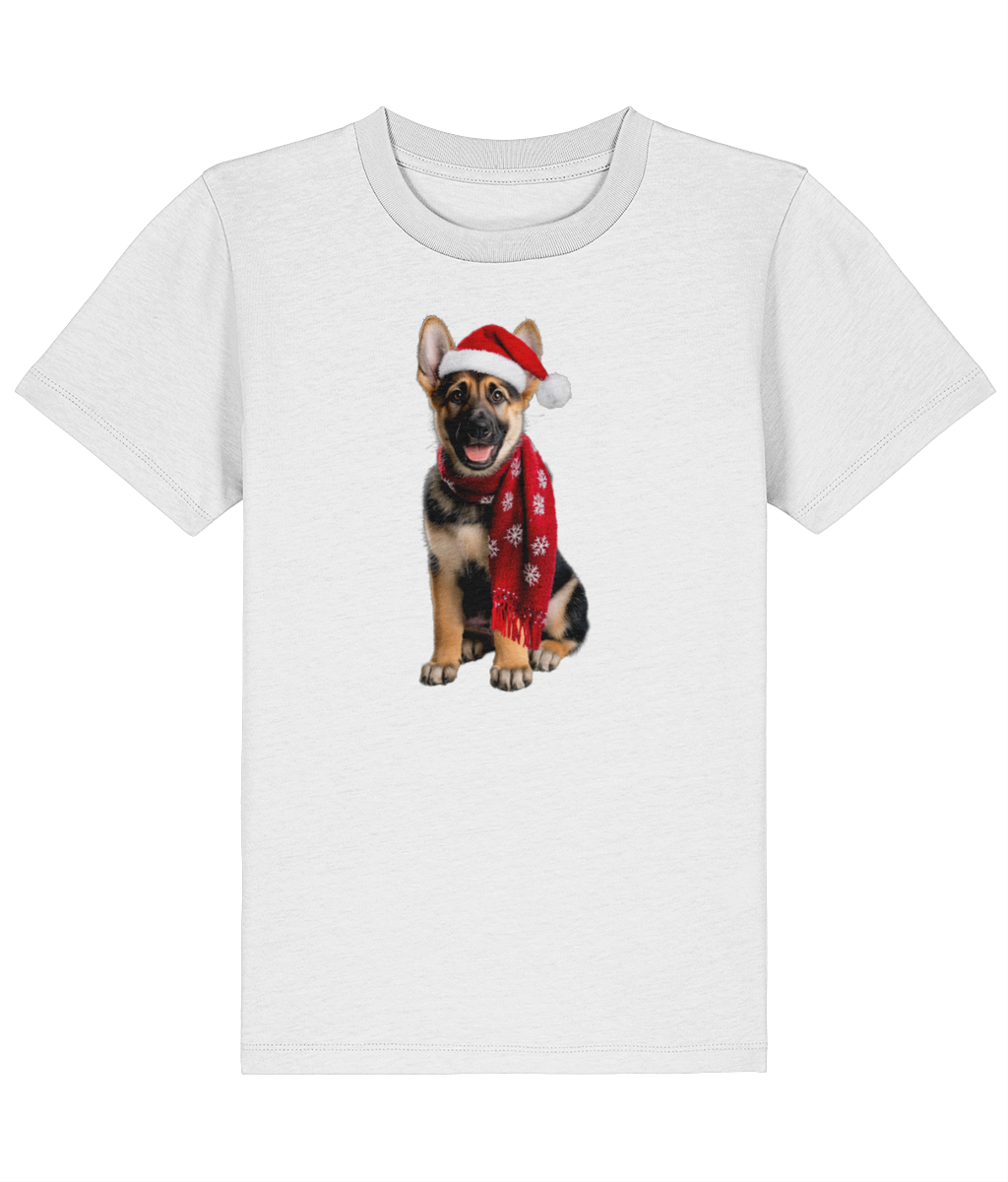 German Shepherd Festive Rebel Childrens T-shirt (Premium)