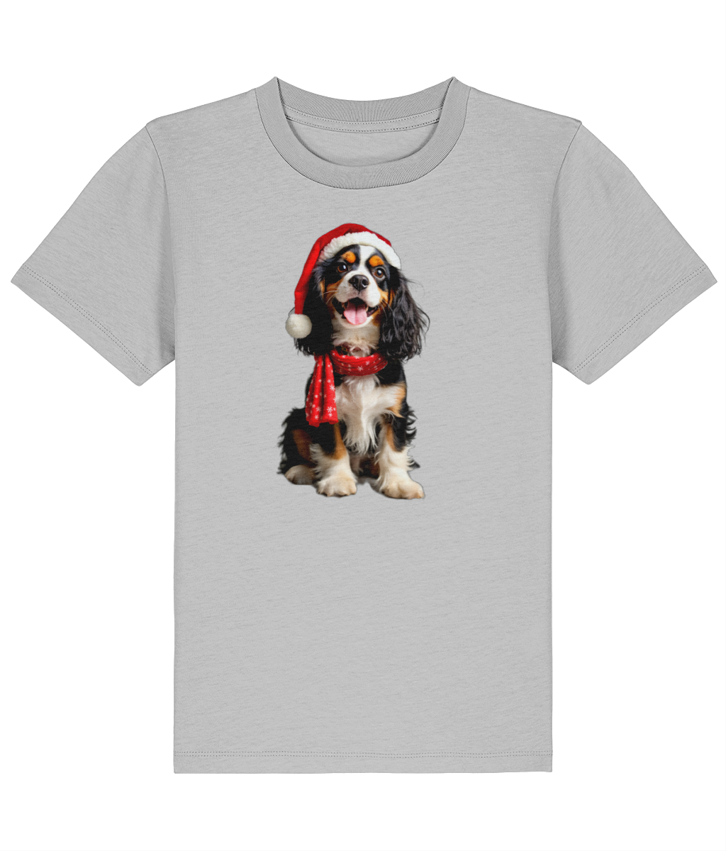 King Charles Festive Noodle Childrens T-shirt (Premium)