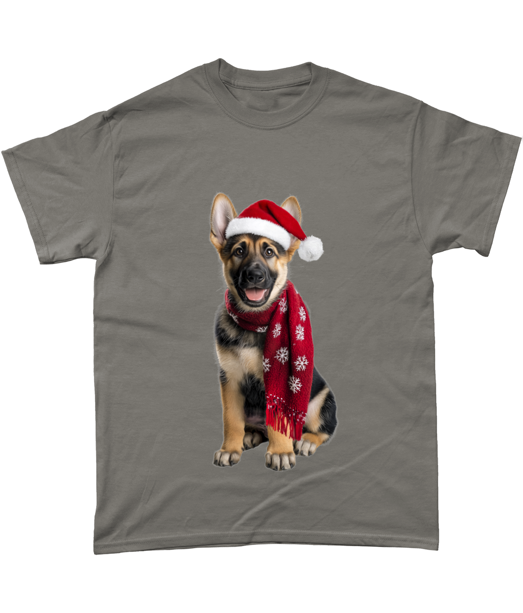 German Shepherd Festive Rebel T-Shirt (Standard)