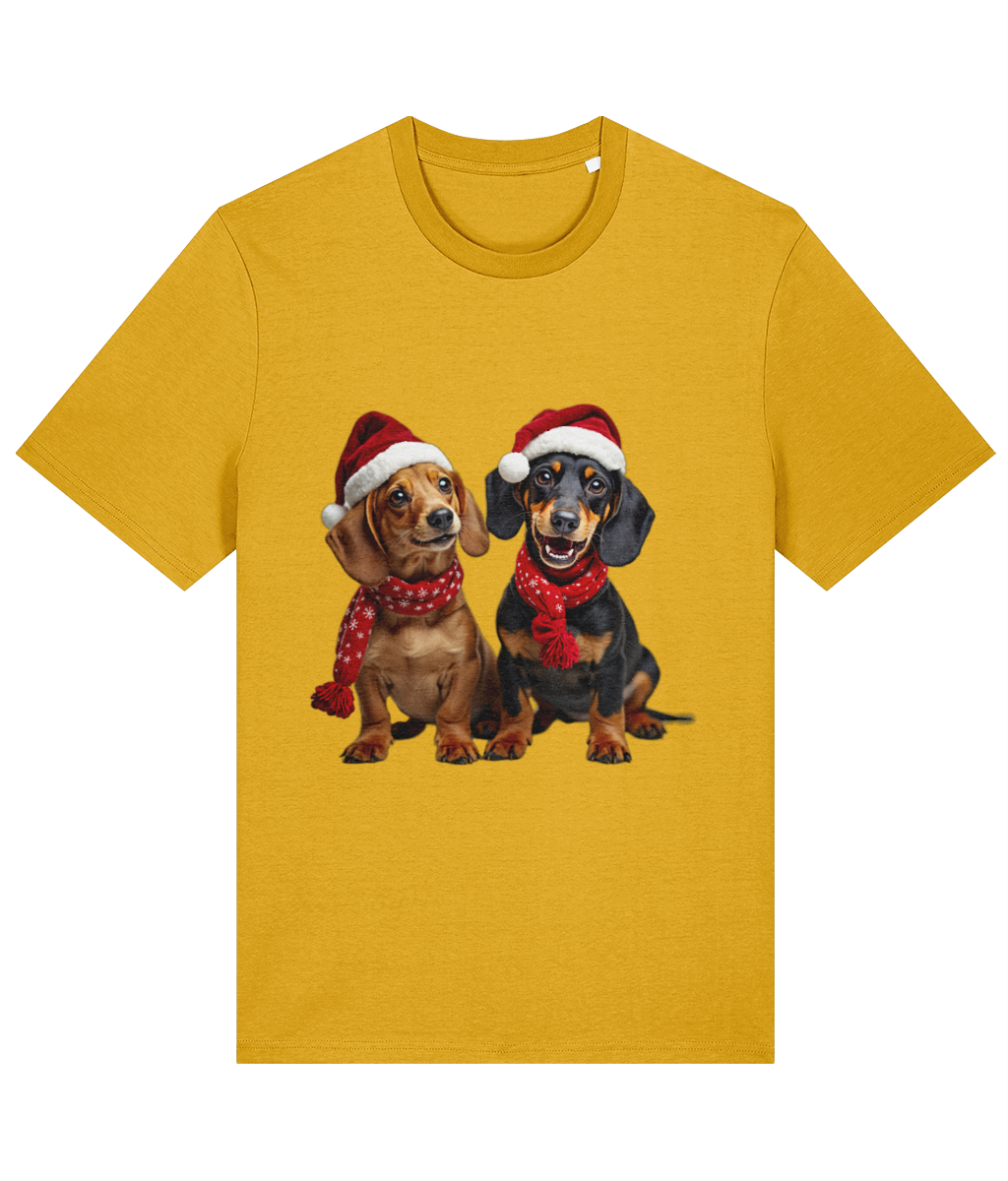 Dachshunds Festive T-shirt (Premium)