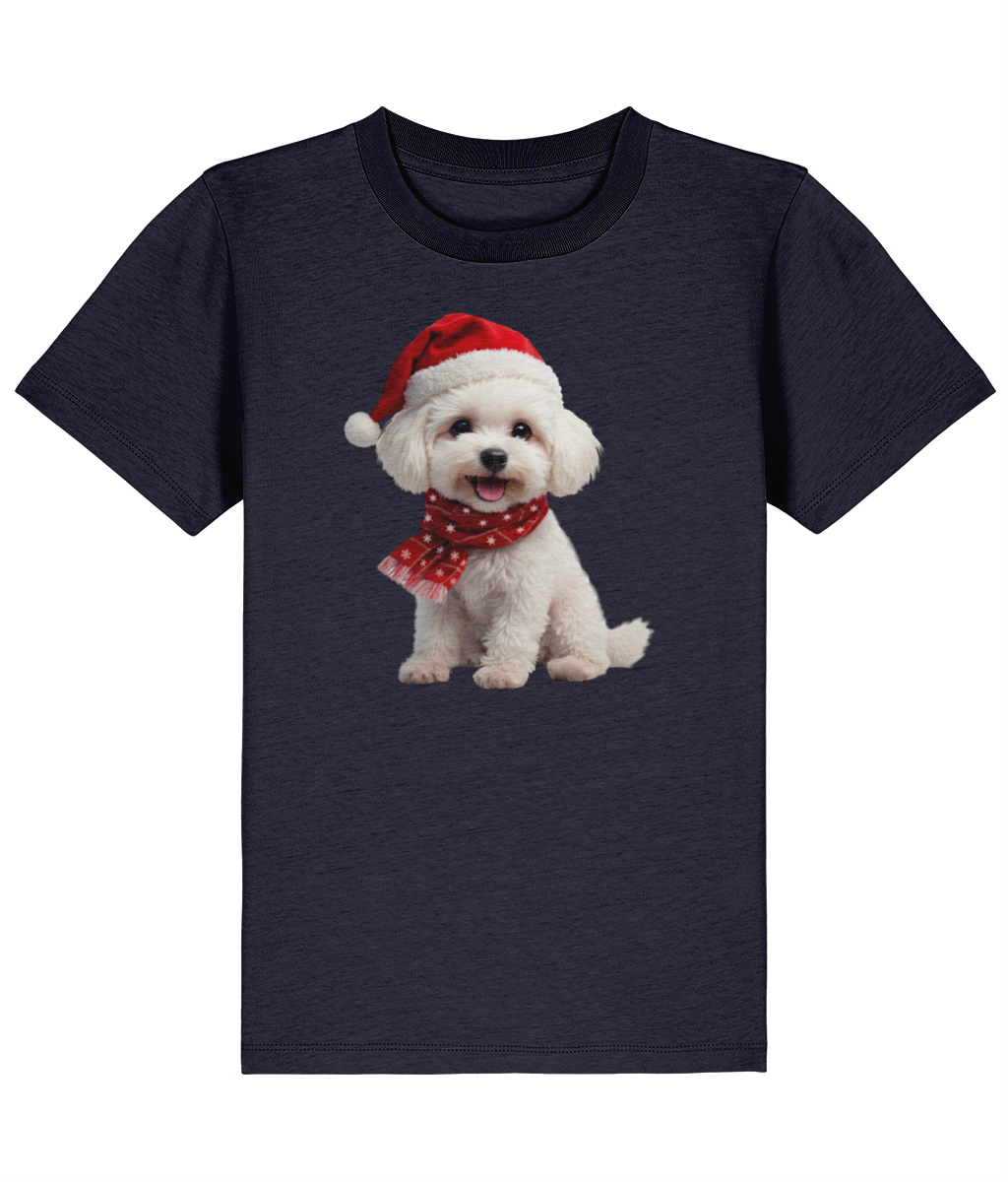 Bichon Frise Festive Siona Childrens T-Shirt (Premium)