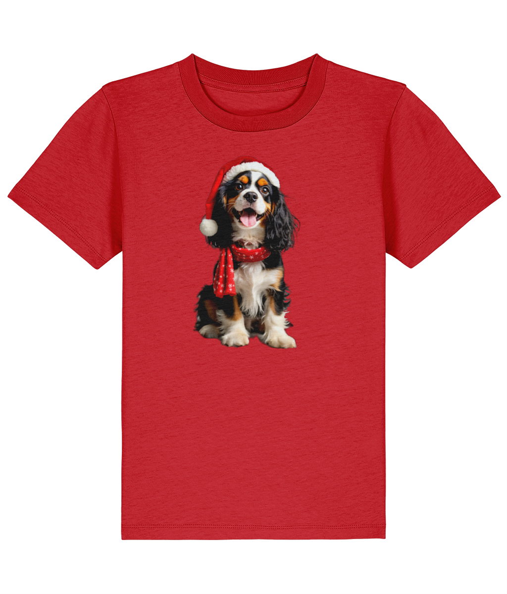 King Charles Festive Noodle Childrens T-shirt (Premium)