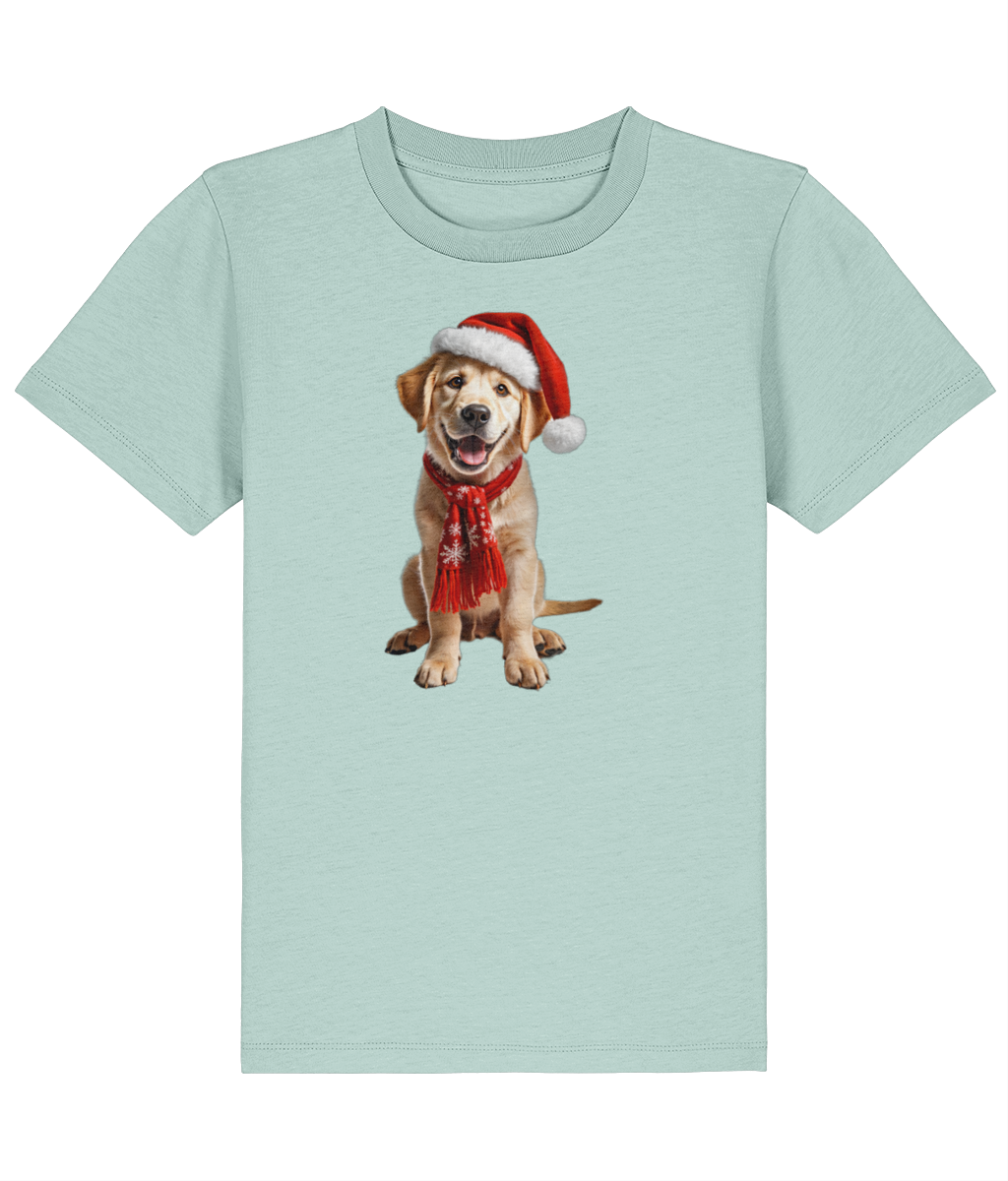 Labrador Festive Aur Childrens T-shirt (Premium)