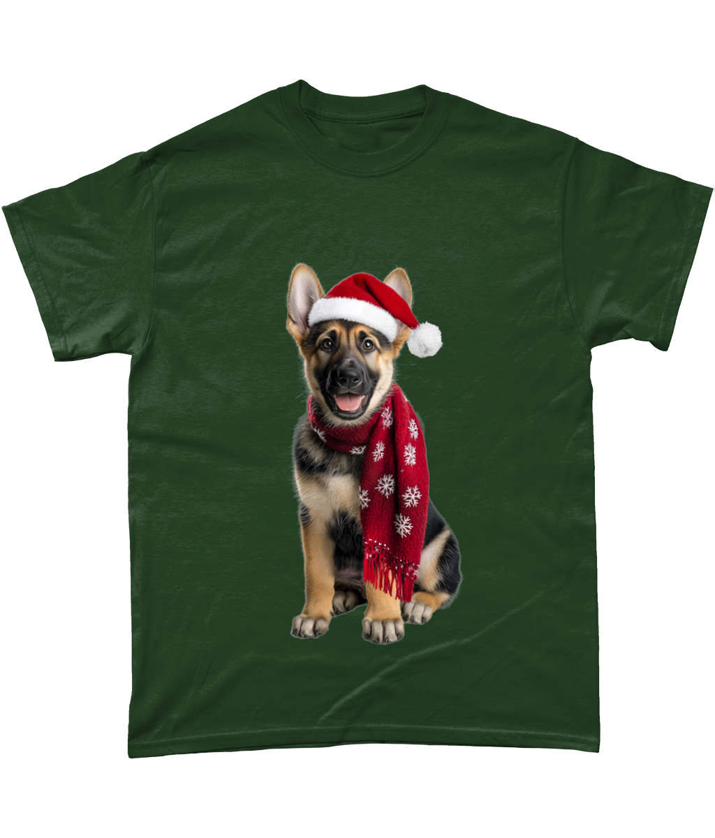 German Shepherd Festive Rebel T-Shirt (Standard)