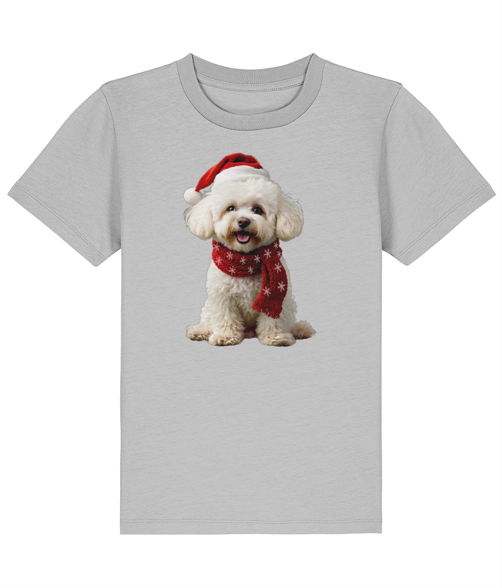 Bichon Frise Festive Finn Childrens T-shirt (Premium)