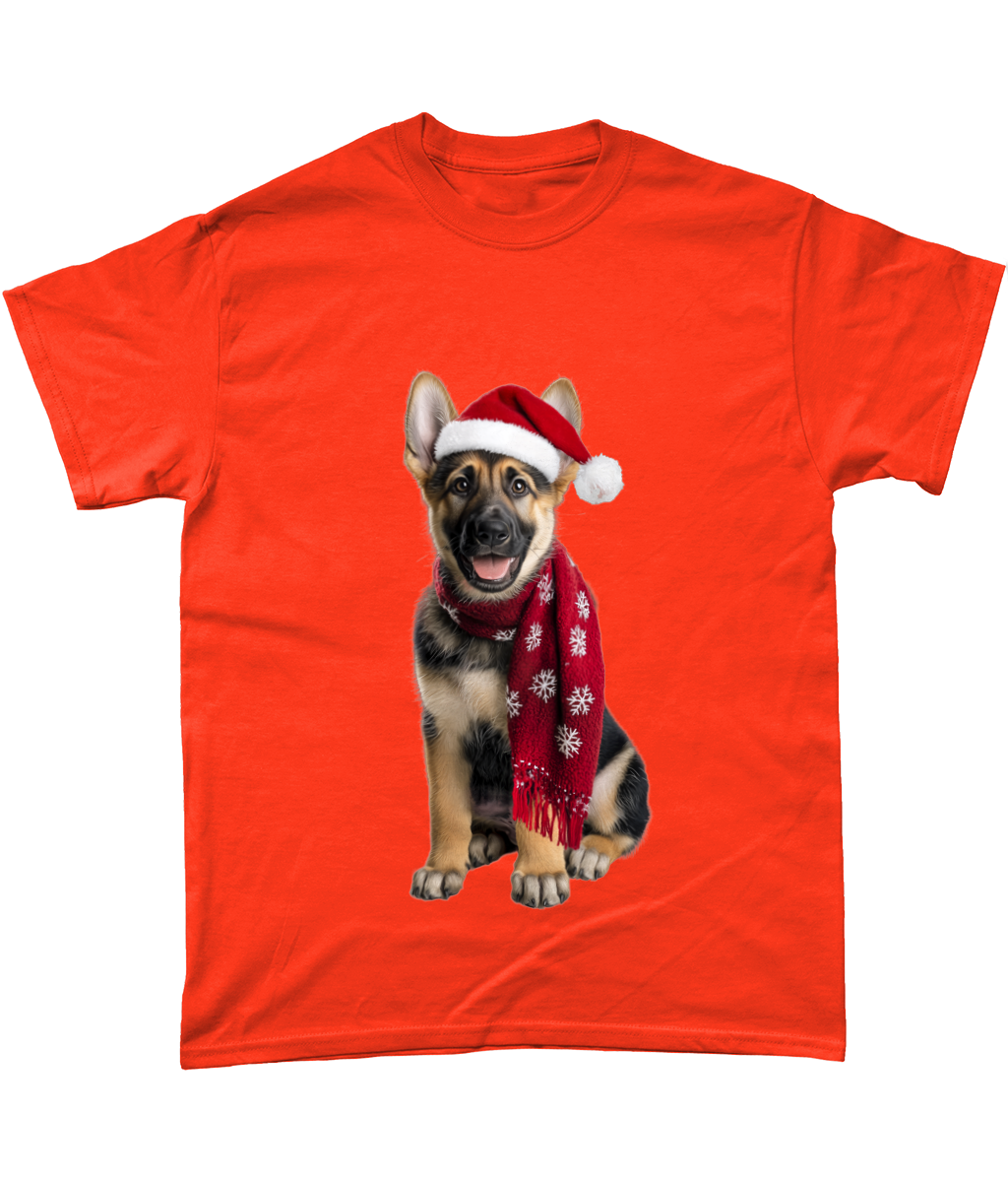 German Shepherd Festive Rebel T-Shirt (Standard)