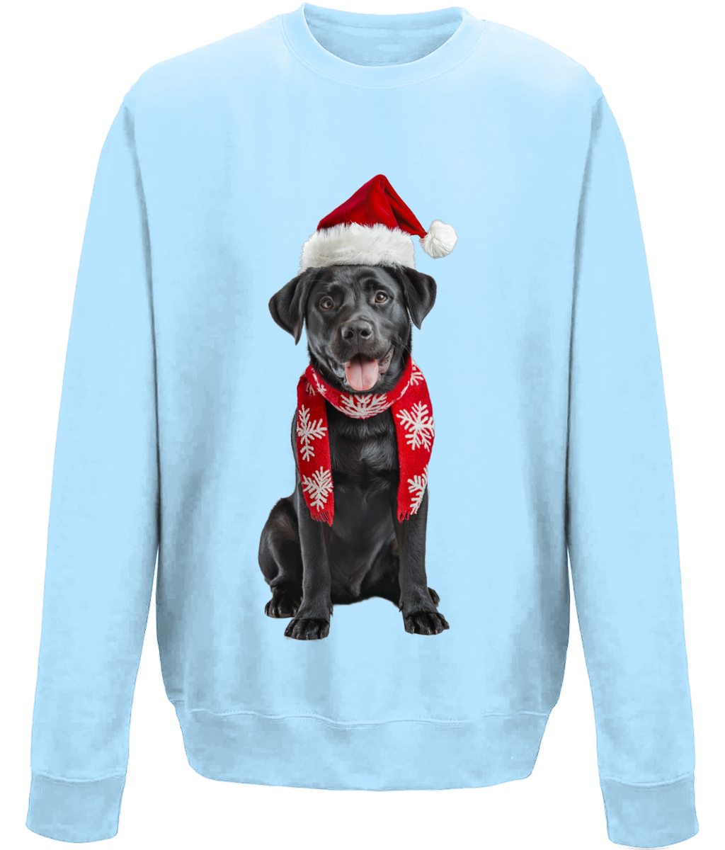 Labrador Festive Du Childrens Sweatshirt (Standard)