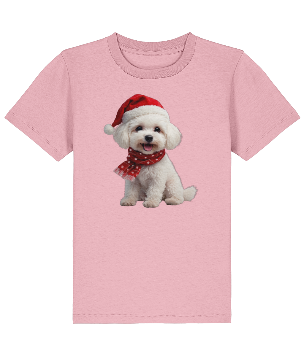 Bichon Frise Festive Siona Childrens T-Shirt (Premium)