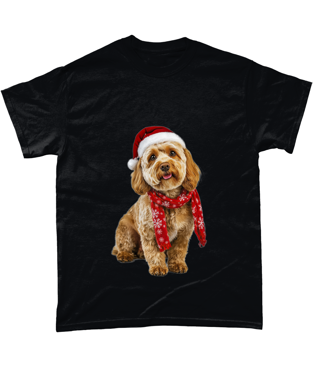 Cockapoo Festive Ffion T-Shirt (Standard)