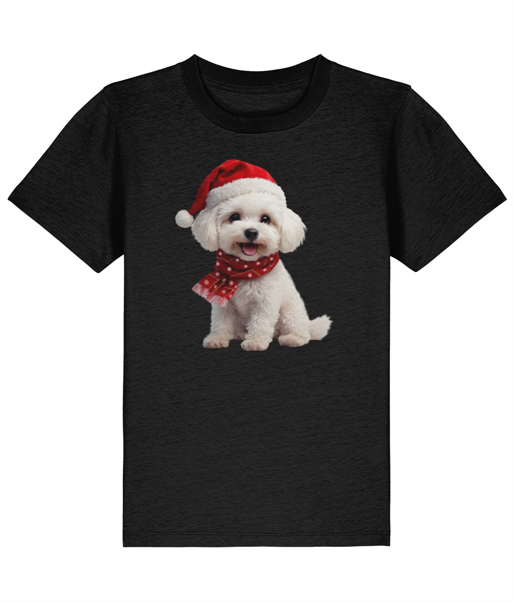 Bichon Frise Festive Siona Childrens T-Shirt (Premium)