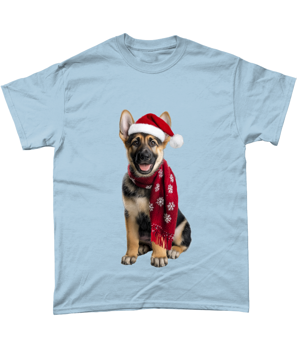 German Shepherd Festive Rebel T-Shirt (Standard)