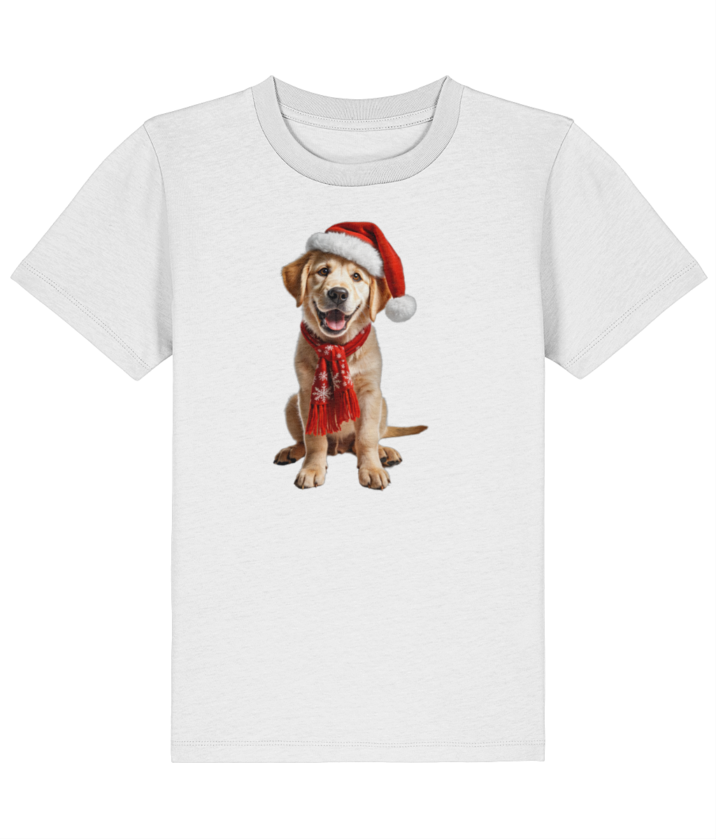 Labrador Festive Aur Childrens T-shirt (Premium)