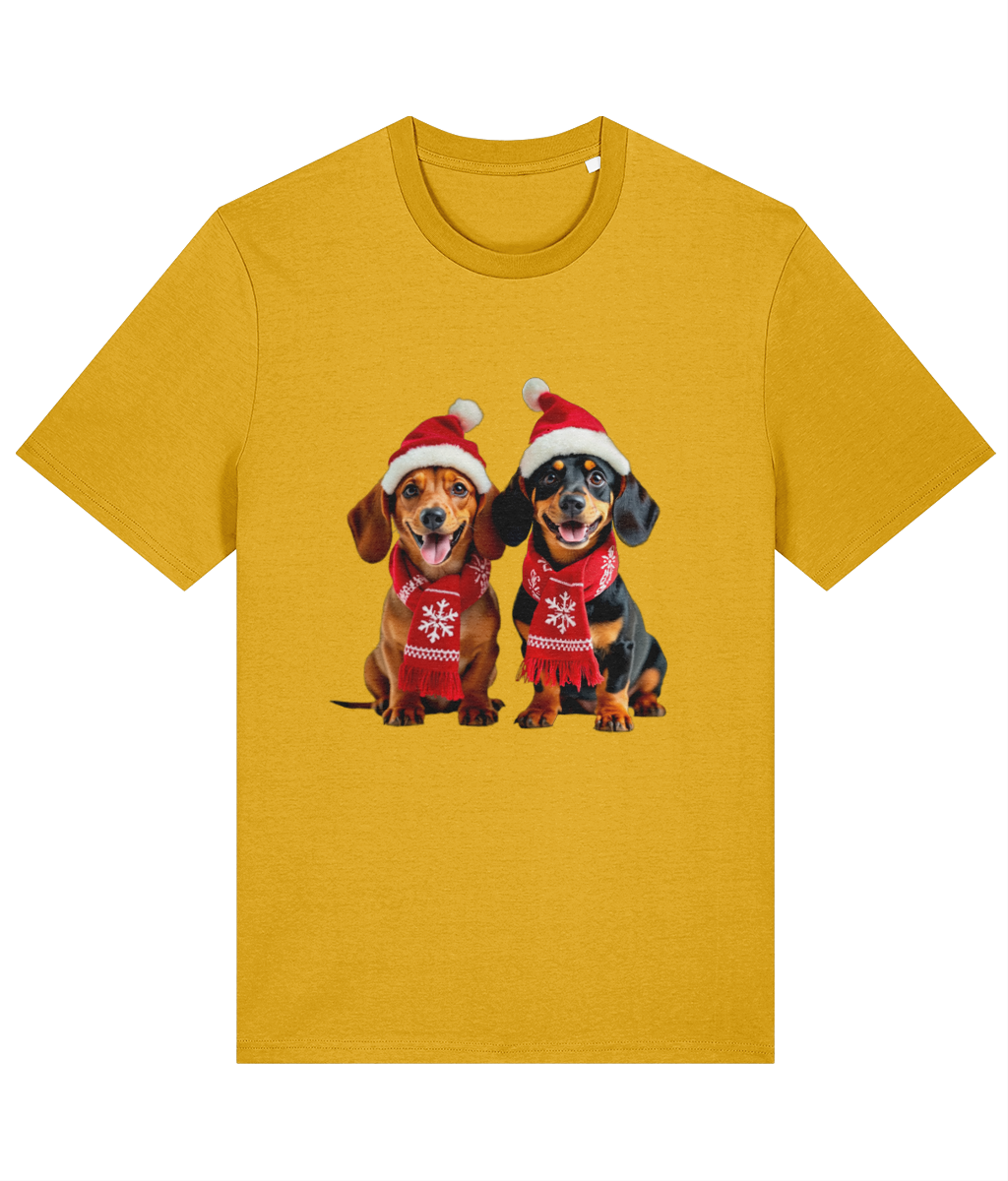 Xmas Dachshunds T-Shirt (Premium)