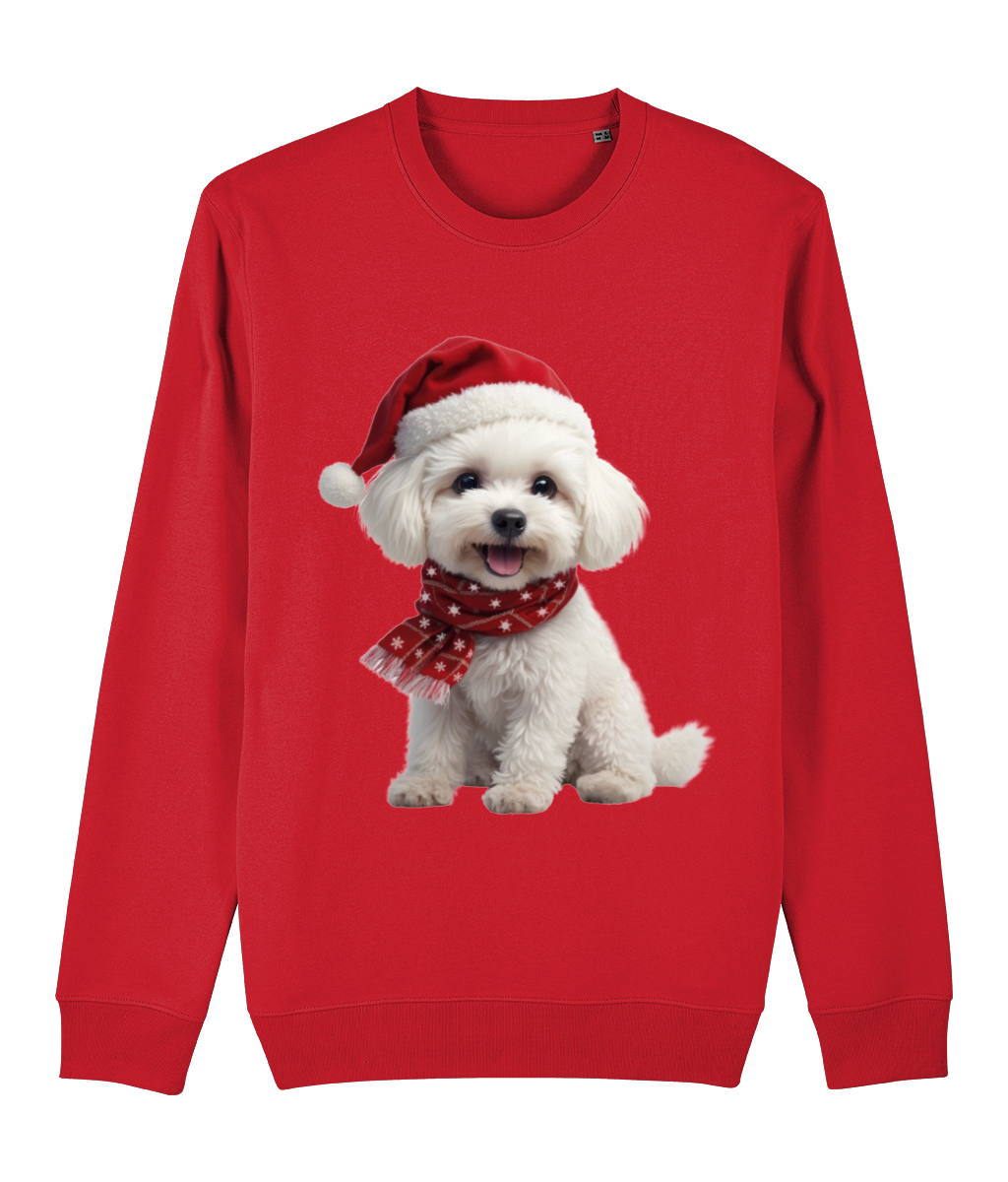 Bichon Frise Festive Siona Sweatshirt (Premium)