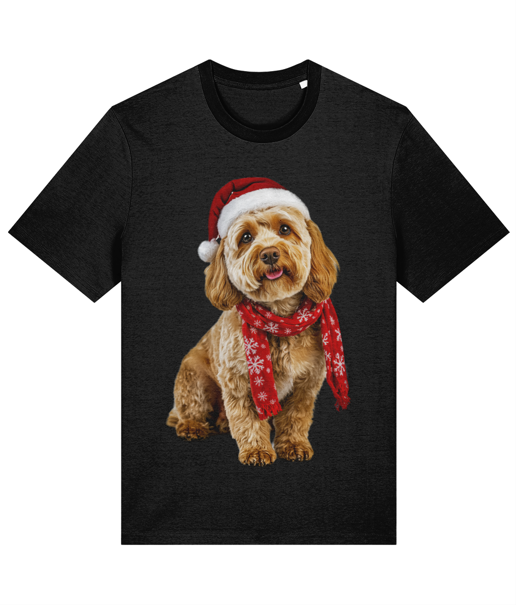 Cockapoo Festive Ffion T-shirt (Premium)