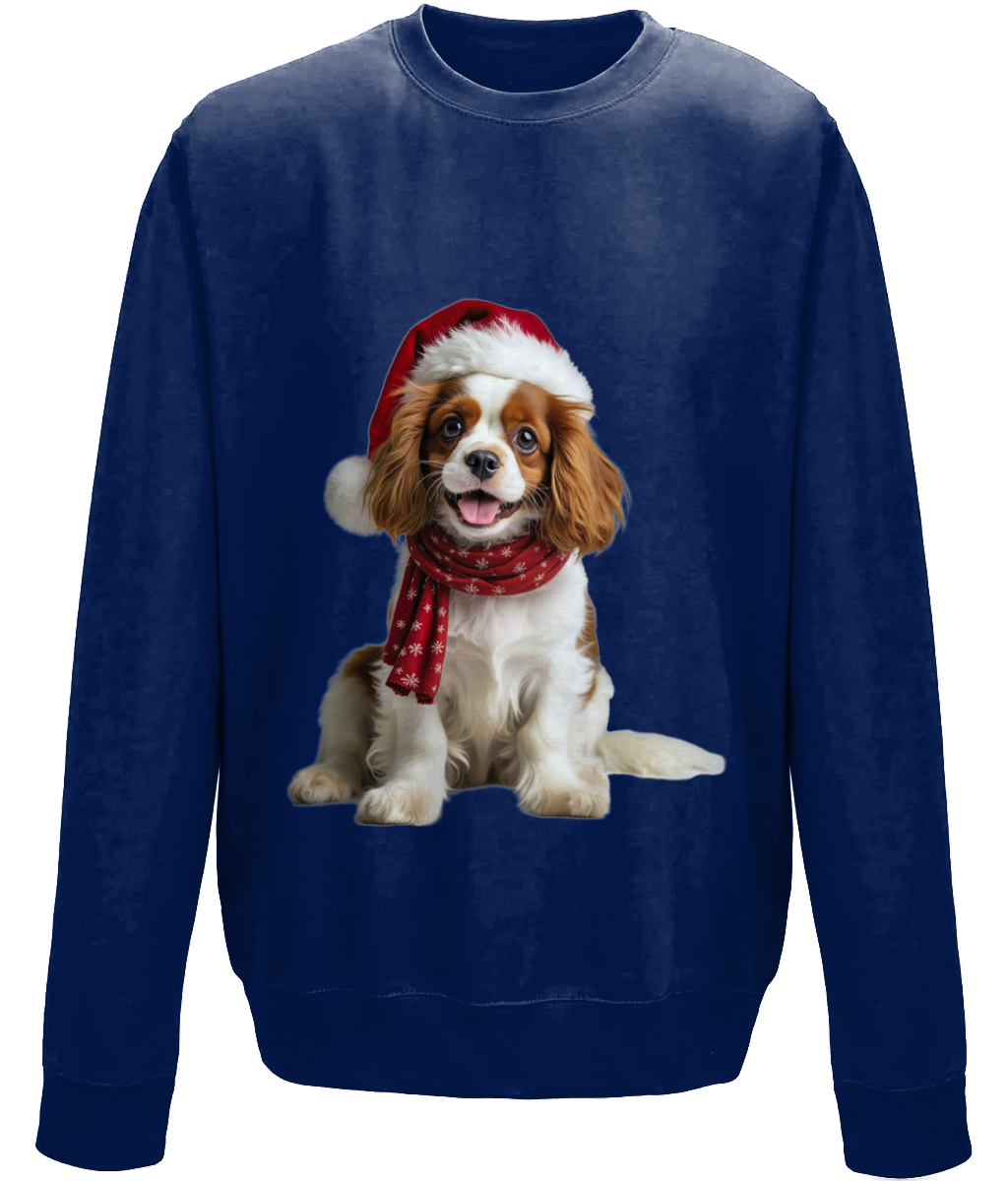 King Charles Festive Remy Childrens Sweatshirt (Standard)