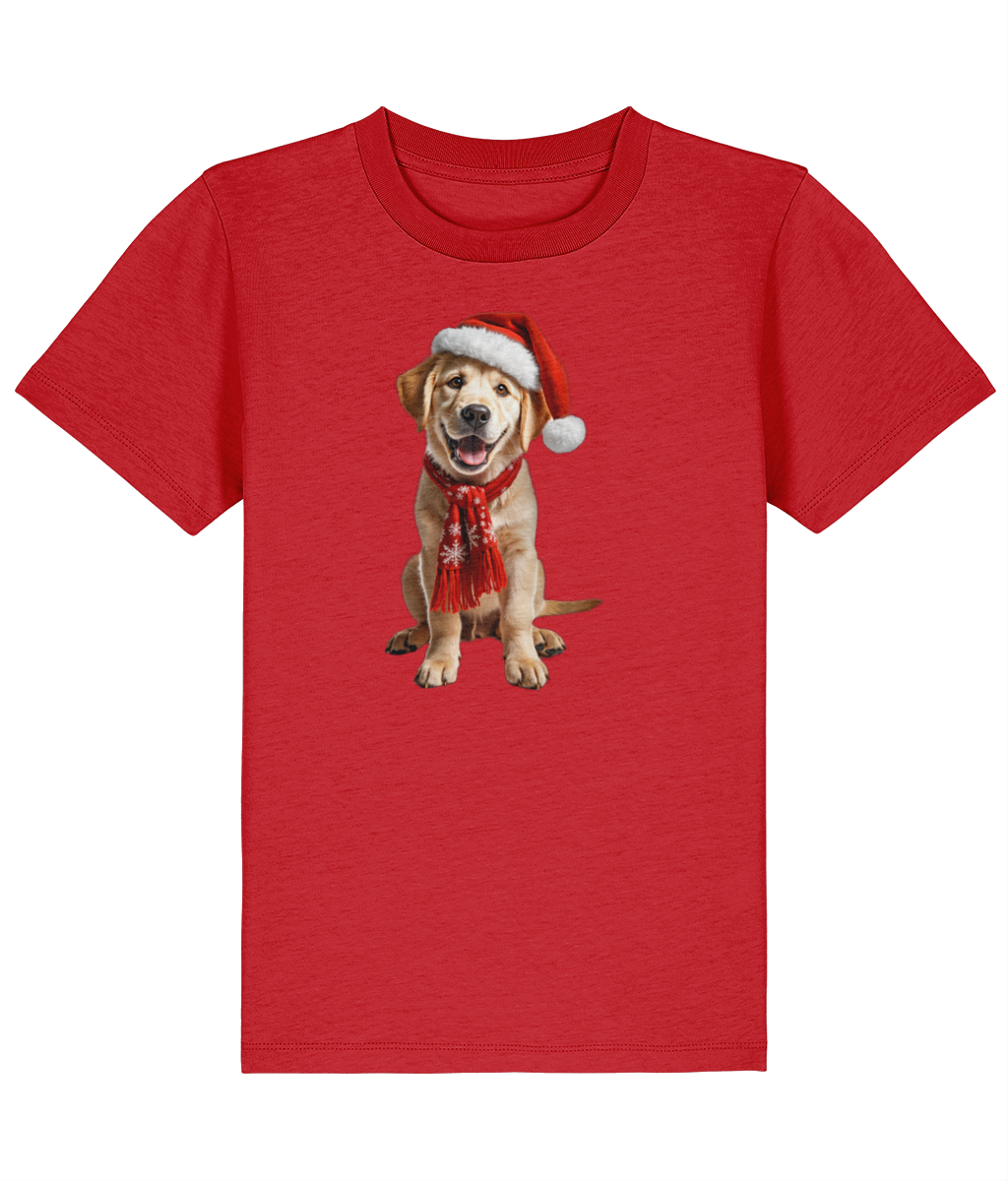 Labrador Festive Aur Childrens T-shirt (Premium)