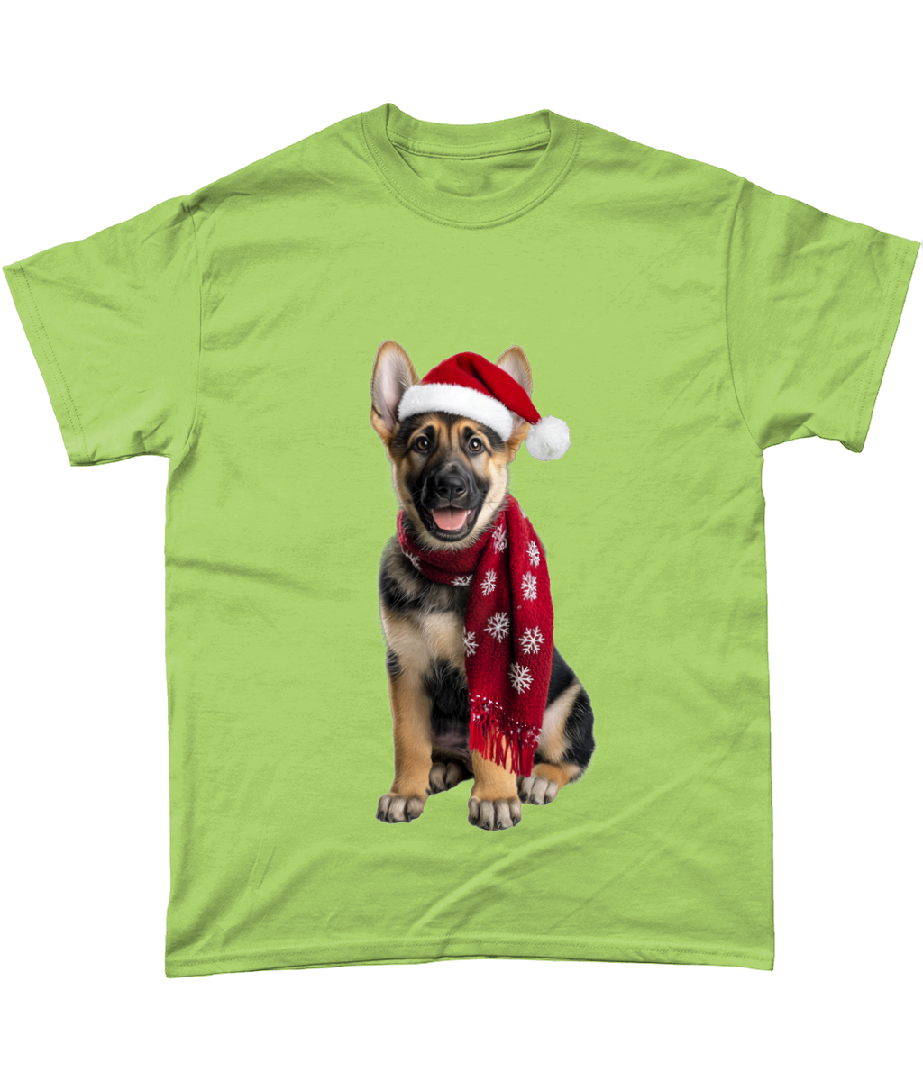 German Shepherd Festive Rebel T-Shirt (Standard)