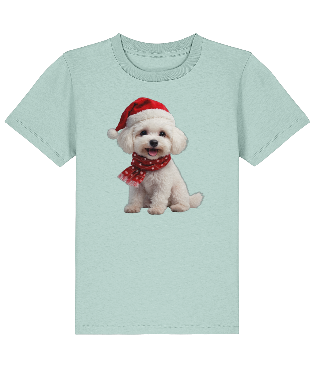 Bichon Frise Festive Siona Childrens T-Shirt (Premium)