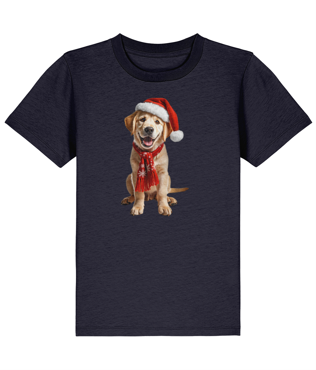 Labrador Festive Aur Childrens T-shirt (Premium)